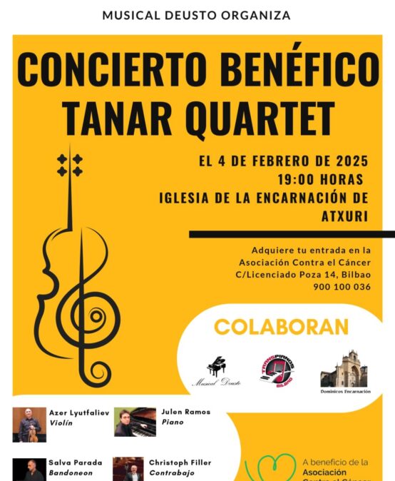 CONCIERTO BENÉFICO «TANAR QUARTET»