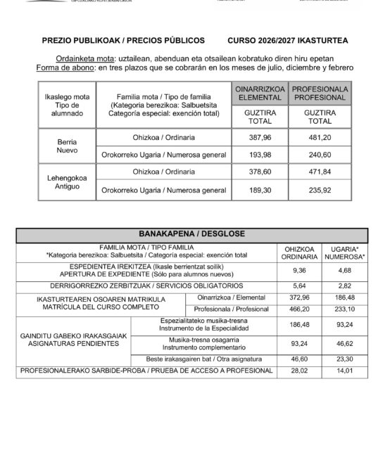 Precios desglosados para 2026-27-WEB