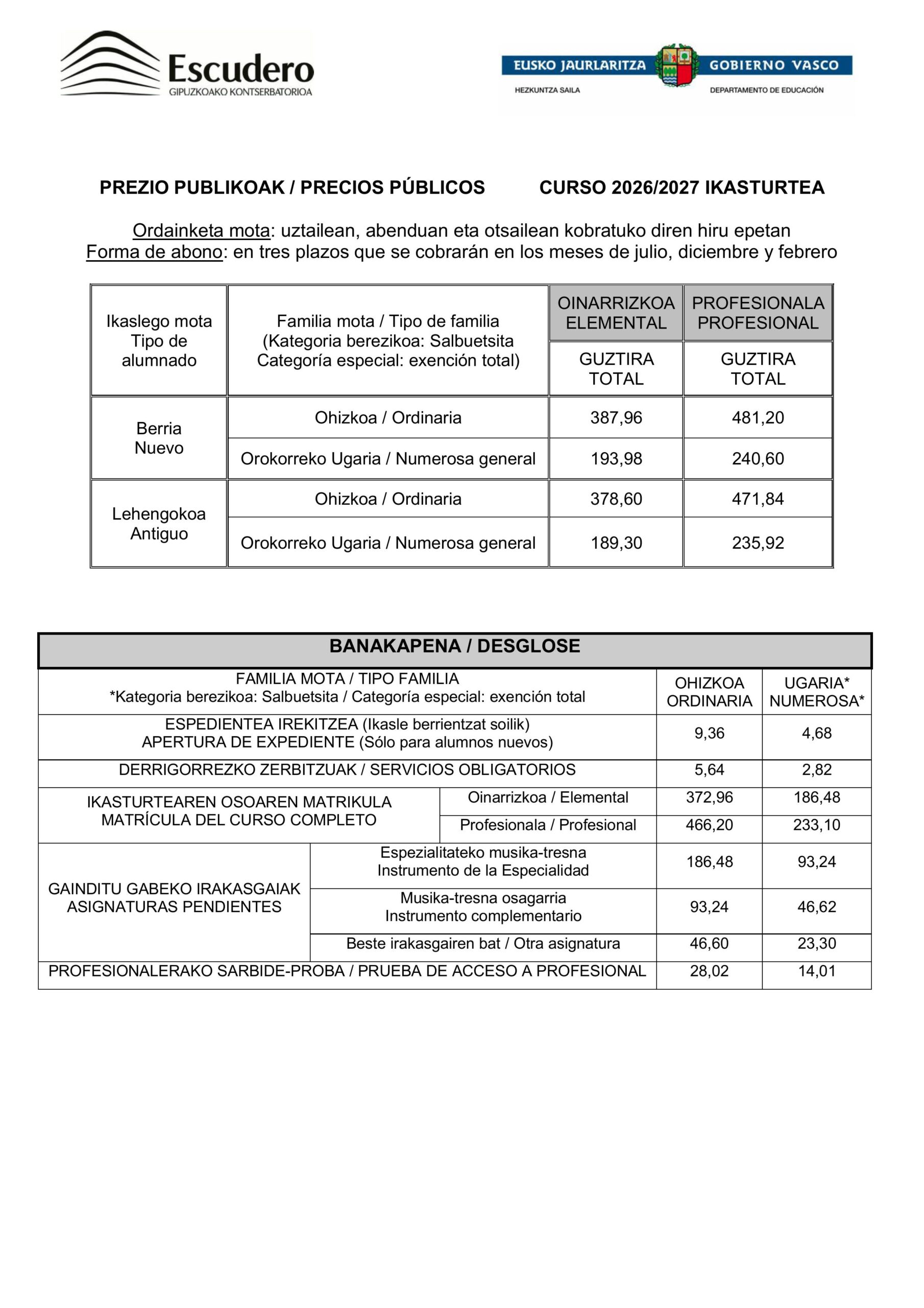 Precios desglosados para 2026-27-WEB